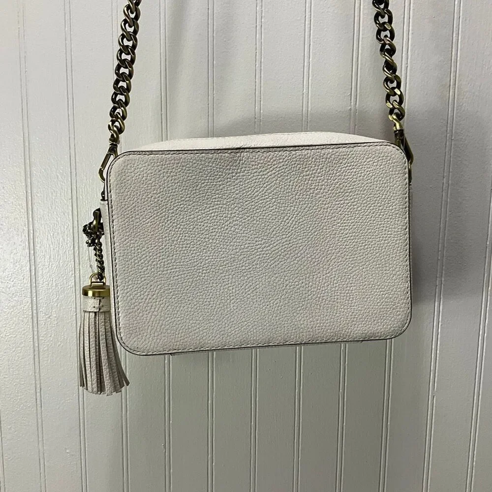 Michael Kors White Studded Crossbody Bag